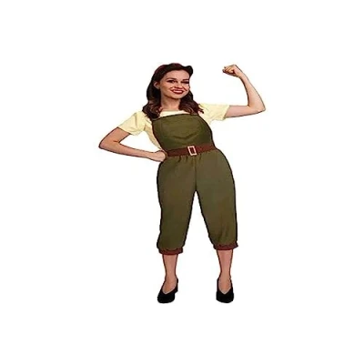 Image of (PKT) (9905104) Adult Ladies Land Girl Costume (Medium)