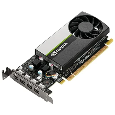Image of PNY NVIDIA T1000 8 GB Professional Graphic Card 8GB GDDR6 PCI Express 3.0 x16, Single Slot, 4x Mini DisplayPort, 8K Support, Ultra quiet active fan (VCNT1000 PB)