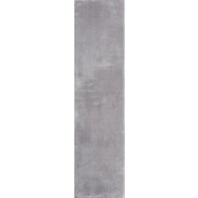 Image of the carpet Relax Rug, Modern, Fluffy, Short Pile, Non Slip Underside, Washable up to 30C, Super Soft, Fur Look, Grey, 80 x 300 cm