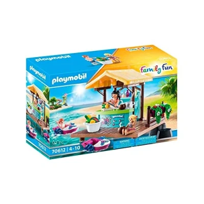 Image of Playmobil Family Fun 70612 Paddle Boat Rental, With 2 floatable boats, For Ages 4+