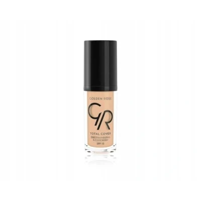 Image of GOLDEN ROSE TOTAL COVER 2 IN 1 SPF15 FOUNDATION &amp; CONCEALER 02 IVORY