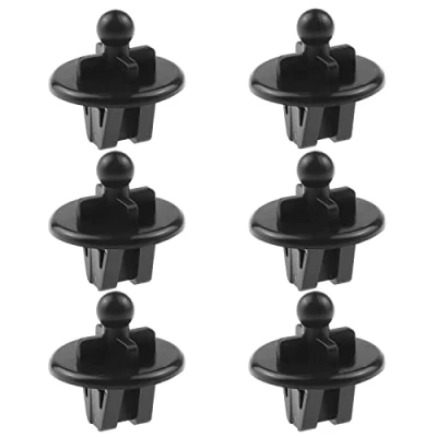 Image of EMSea 6Pcs Car Rear Parcel Shelf Clip Replacement 1028271 Compatible with Ford Fiesta 2001 2008 Fusion 2011 Plastic Hanger Clips