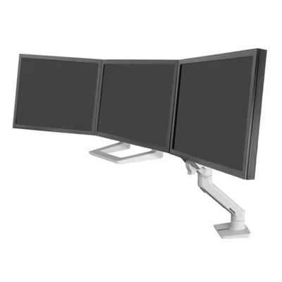 Image of Ergotron HX Triple Monitor Bow Kit Mounting component (handle, 3 pivots, hinge) for monitors white screen size: up to 24&quot;