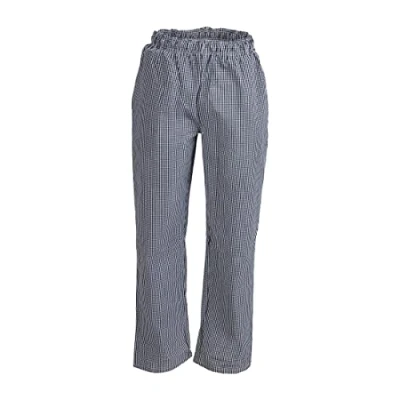 Image of Whites Chefs Apparel DL712 XL Vegas Chef Trousers, X Large, Black and White Check