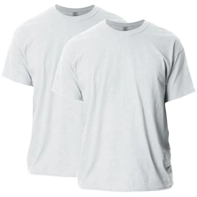 Image of Gildan Unisex&#039;s Ultra Cotton T Shirt, Style G2000, Multipack, Ash Grey (2 Pack), XXL (Pack of 2)
