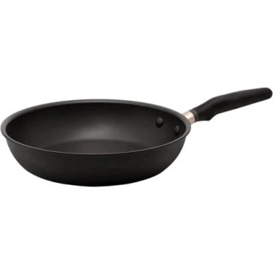 Image of Meyer Accent Series Non Stick Frying Pan 28cm Large Induction with Ergonomic Silicone Handles, Oven &amp; Dishwasher Safe Durable Cookware, Matte Black, Nonstick