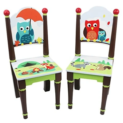 Image of Fantasy Fields Enchanted Woodland Childrens Wooden Chair Set (no table) TD 11740