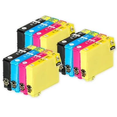 Image of Go Inks 3 Set of 4 Ink Cartridges to replace Epson T1816 (18XL Series) Compatible/non OEM for Expression Home Printers (12 Inks)