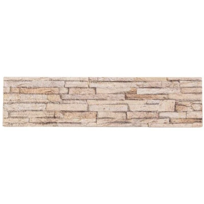 Image of vidaXL 3D Wall Panels 14 pcs Brown 100x25 cm EPS