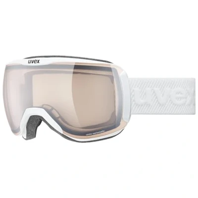 Image of uvex Unisex Adult, downhill 2100 V ski goggles, white matt, one size