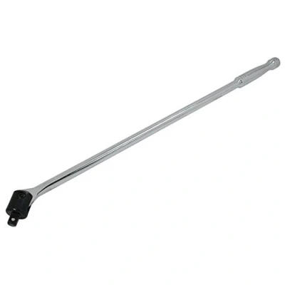 Image of Goodyear 24&quot; X 1/2&quot; Drive Flex Bar Heavy duty Chrome Vanadium Steel Flexible, Ergonomic Handle For Optimal Torque Durable, Reliable Tool Long Slim With Flexible Knuckle Joint