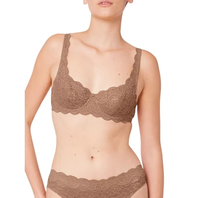 Image of Triumph Womens Amourette 300 Whp X Wired Padded Bra, Toast, 36B UK