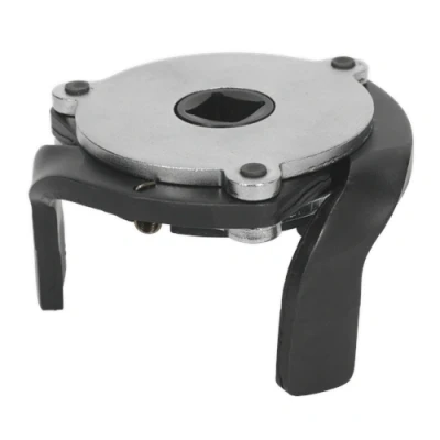 Image of Sealey Magnetic Oil Filter Claw Wrench Ø60 93mm Capacity 3/8&quot;Sq Drive
