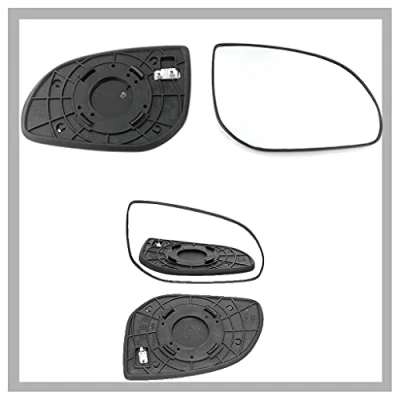 Image of Fits Hyundai I10, For 2011 to 2016 Heated Base Convex Wing Mirror LEFT HAND (UK Passenger Side)