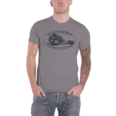 Image of The Traveling Wilburys T Shirt Wilbury Records Logo Official Mens Heather Grey XXL