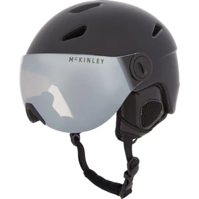 Image of McKINLEY Pulse S2 Visor Hs 01 Ski Helmet BLACK S