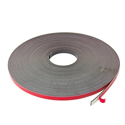 Image of MagFlex® 12.7mm Wide Flexible Magnetic Tape Foam Self Adhesive Polarity A (5 Metre Length)