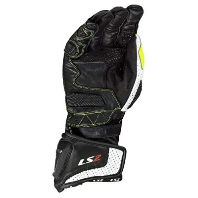 Image of LS2 70099R0154L Swift Racing Motorcycle Gloves, Man, Black, L