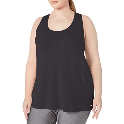 Image of Amazon Essentials Women&#039;s Tech Stretch Racerback Tank Top (Available in Plus Size), Black, XL