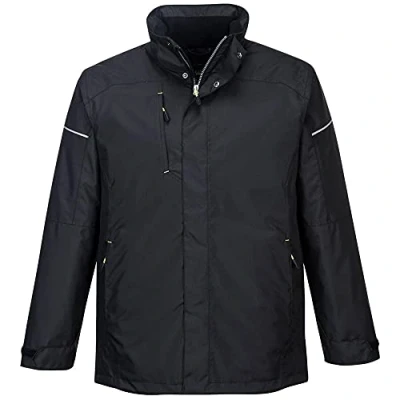 Image of Portwest PW3 Winter Jacket, Color: Black, Size: M, PW362BKRM