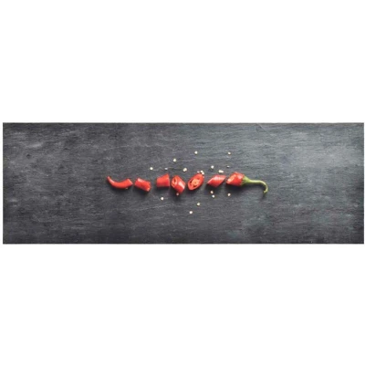 Image of vidaXL Kitchen Carpet Washable Pepper 60x180 cm