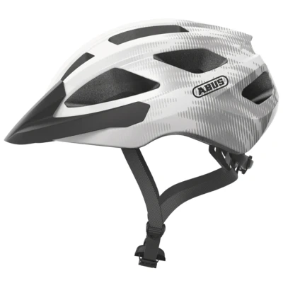 Image of ABUS Macator Racing Bike Helmet Sporty Bicycle for Beginners Women and Men White, Size L