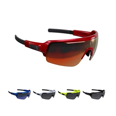 Image of BBB Cycling Unisex&#039;s sport glasses Commander, glossy red, One Size