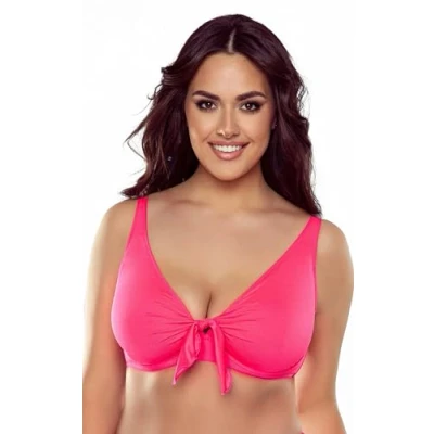 Image of Vivisence 3202 Underwired Non Padded Bikini Top Smooth Made in EU, Neon Pink,40DD