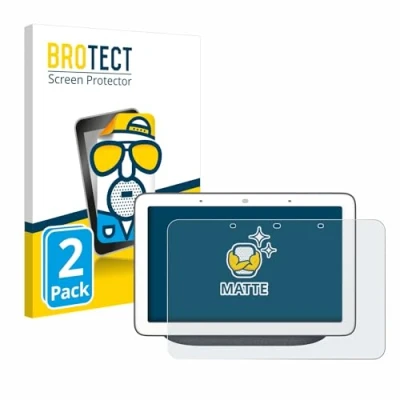 Image of brotect Screen Protector Anti Glare compatible with Google Home Hub/Google Nest Hub (2 Pack) Matte, Protection Film