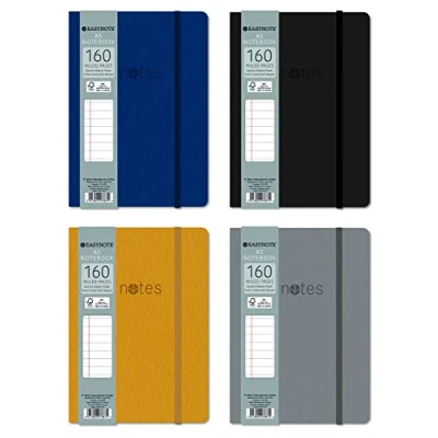 Image of EasyNote A5 Soft Touch Notebook 4 Rustic Colours
