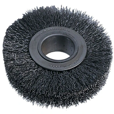 Image of York Industrial Rotary Wire Brush Crimped 30 SWG 80X15X20MM