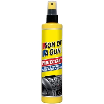 Image of STP Son of a Gun Protectant 300 ml, Restores your Surfaces Appearance and Keeps them Protected, Suitable For Plastic, Rubber Leather, Ideal Car Detailing, Made in the UK