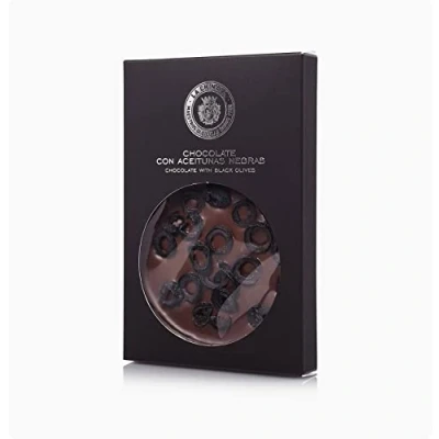 Image of LA CHINATA Black Olive Chocolate 33 gr