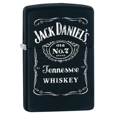 Image of Zippo 2000409 Jack Daniel&#039;s Old No 7 Brand Cigarette Lighter