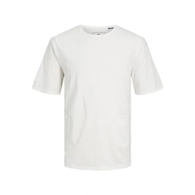 Image of JACK &amp; JONES Men&#039;s Jprblurydes Ss Tee T Shirt, Cloud Dancer, XS