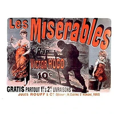 Image of Cheret Hugo Les Miserables Cosette Advert Unframed Wall Art Print Poster Home Decor Premium