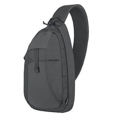 Image of Helikon Tex Mens EDC SLING BACKPACK with Buckled pocket on the front for outdoors One Size Shadow Grey