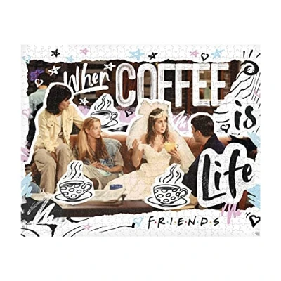 Image of Paladone PP8073FR 1000 Pieces Friends Coffee is Life Jigsaw Puzzle