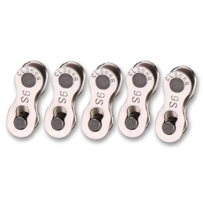 Image of Demeras Bike Chain Links 5 Pairs Heavy Duty Quick Release Mater Link Magic Joint Connector for 8/9/10 Speed (9 Speed)