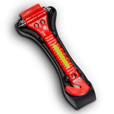 Image of Nova Car Emergency Escape Window Break Hammer Safety Seat Belt Cutter Tool (Large)