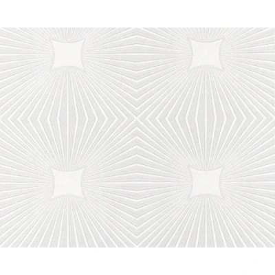 Image of AS Creation Expanded Blown Vinyl Ceiling Wallpaper White 6639 17 Sample