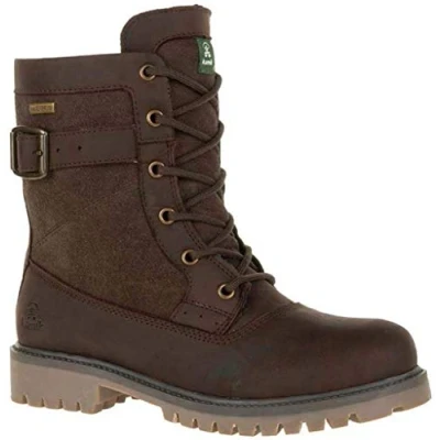 Image of Kamik Women&#039;s ROGUEHIKER WK2046 Mid Calf Boot, Black DBR, 8 UK