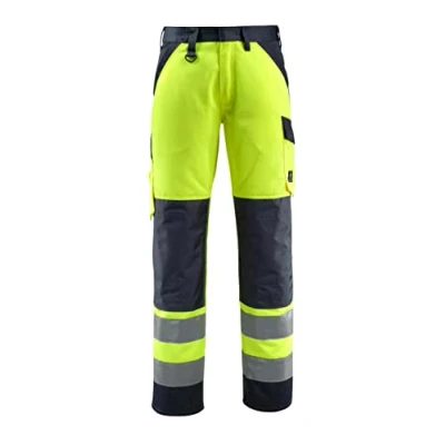 Image of Mascot Maitland Trousers Hi vis Yellow/Dark Navy 76C52 (L30W36.5)