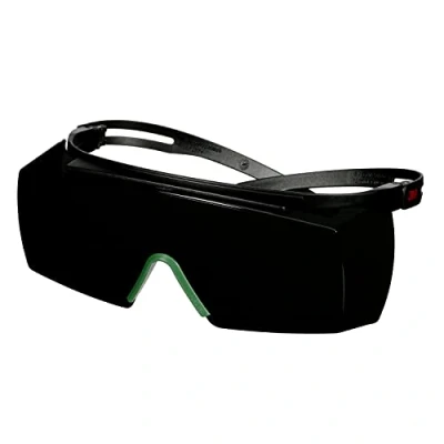 Image of 3M SecureFit 3700 Overspectacles, Black Temples, Anti Scratch, IR 5.0 Grey Lens, SF3750AS BLK