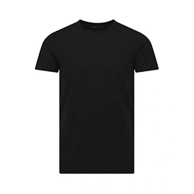 Image of Jack &amp; Jones Basic Crew Neck Short Sleeve Men&#039;s T Shirt Black Large
