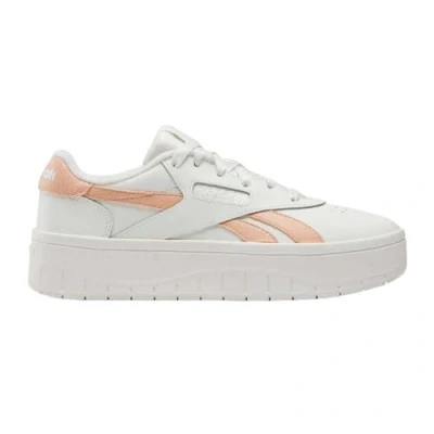 Image of Reebok Women&#039;s Court Advance Surge Tennis Shoes, Chalk/White/WASHEDCLAY, 5 UK