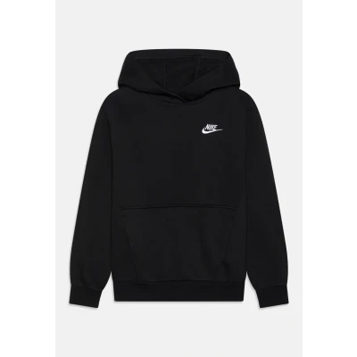 Image of Nike Sportswear CLUB Unisex Hoodie for kids, Size: 8 9y, Black/white