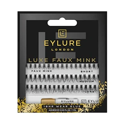 Image of Eylure Luxe Faux Mink Individual Clusters, 1 count (Pack of 1)