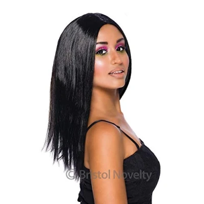 Image of Bristol Novelty BW101 Long Black Wig For Women Brown 18&quot;, One Size