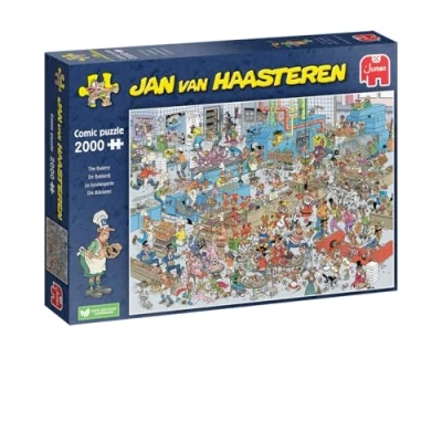 Image of Jan van Haasteren 1110100311 Die Bäckerei 2000 pieces Puzzle Game, Multicoloured, 98x68cm